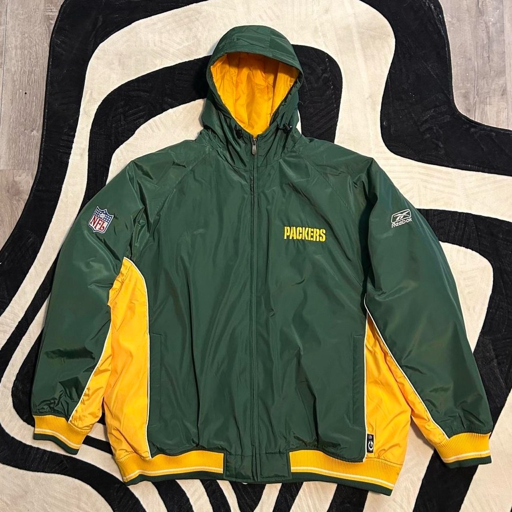 Reebok Green Bay packers windbreaker